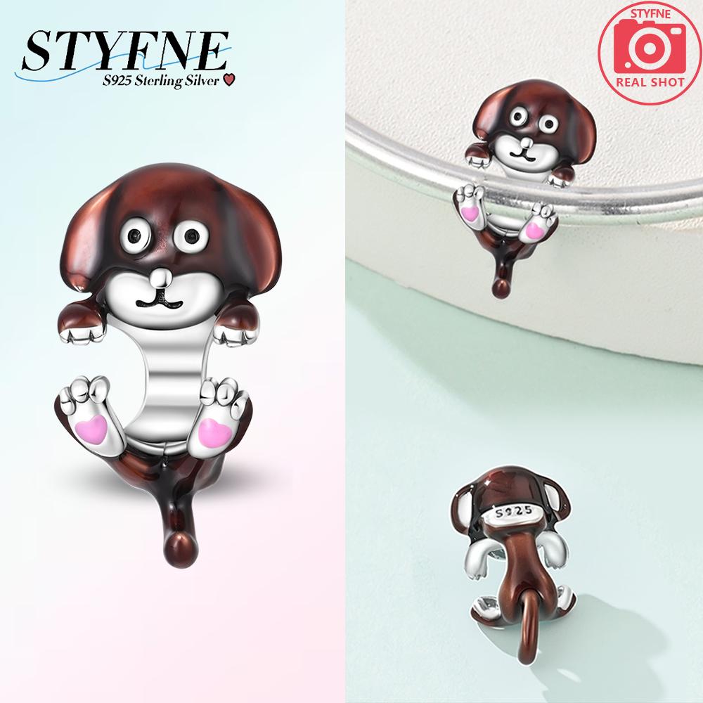 Charm Bead Charms Plata Originales Kitten Sausage Dog Bead Charms for Charm Bead Charms copper Bracelets Bead Charms Jewellery Making Womens Gift
