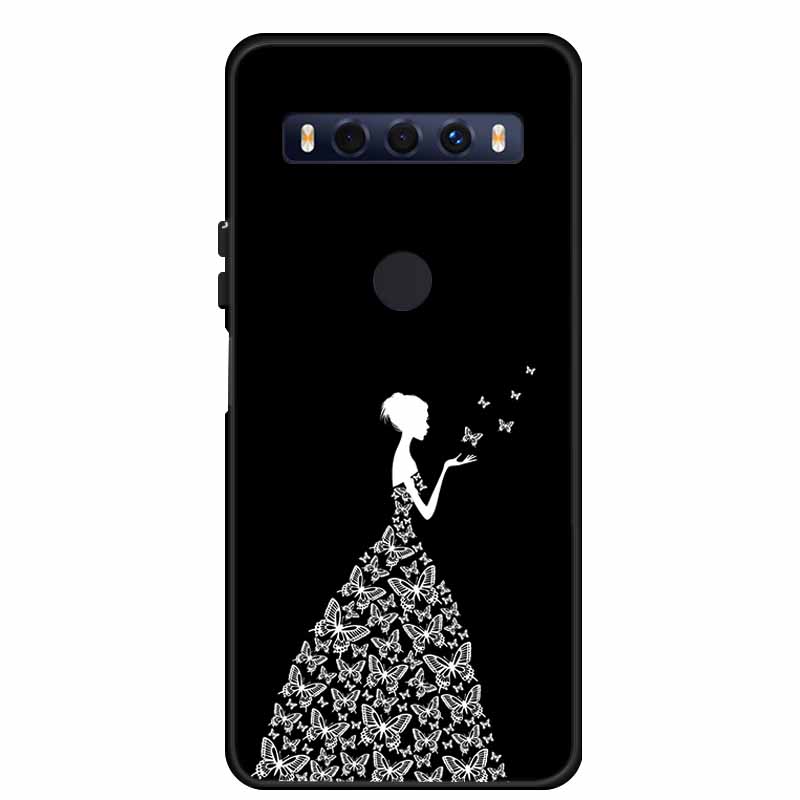 For TCL 10 SE Case Popular Picture Black Silicone Soft Back Cover Case For TCL 10 SE Phone Case Cover 10SE 6.52" Coque Funda Bag