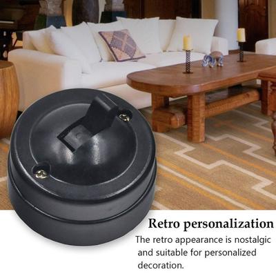 Retro Old-fashioned Surface Mounted Wall Single-control Switch Light Button Switch Toggle Switch