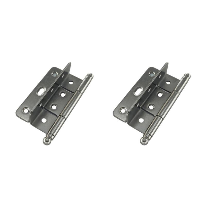 Concealed Triple Fold Hinges Easy Installation Corrosion Resistant Wooden Door Hinges For Foldable Tables Wardrobes