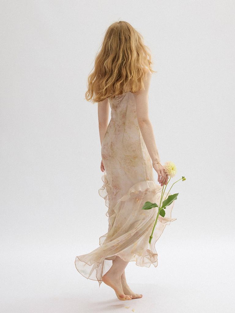 Sinseuden Shining Sleeveless Long Dress
