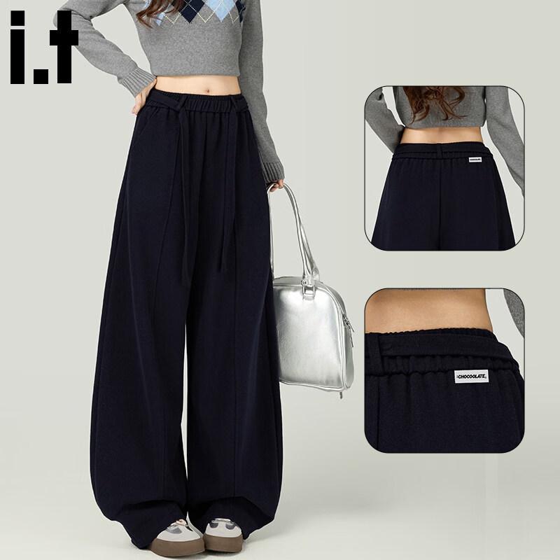 

:CHOCOOLATEit Women s Winter Wide-Leg Pants 2XL