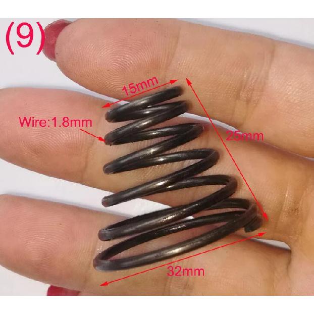2pcs Conical Coil Spring Conical Sprial Compression Spring Double Conical Spring