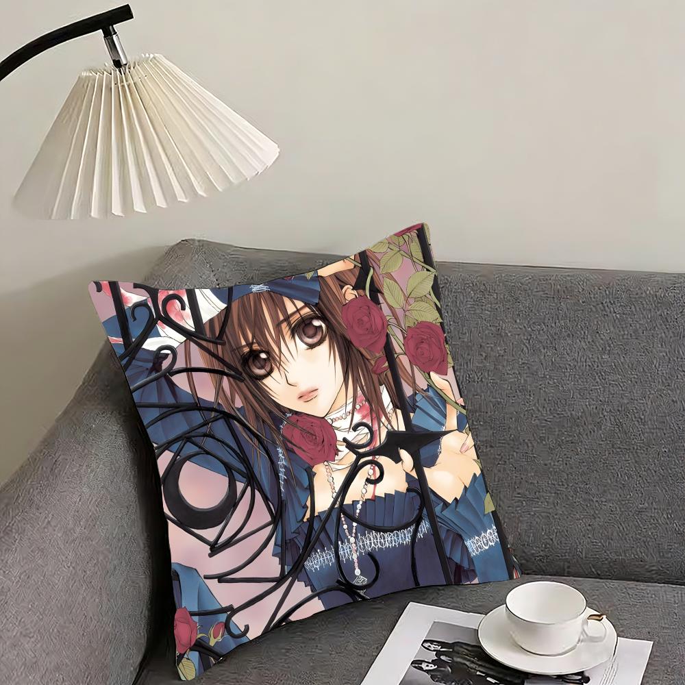 V-Vampire K-Knight Korean Comics Cushion Cover Pillowcase Ultra Soft Skin Friendly Fabric Cloud Like Comfort & Concealed Zipper