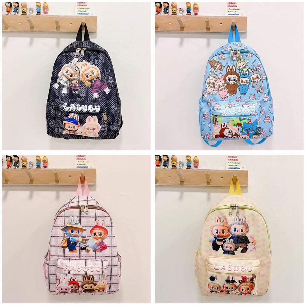Adorable Kids Backpack Cute Cartoon Design Lightweight Nylon School Bag For Boys And Girls