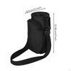 Water Bottle Holder with Shoulder Strap Zippered for Gym, Commuters