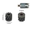Durable Electric Hand Drill Gear 2Pcs 9-16 Teeth Parts Fit 550 775 Motor Shafts for Cordless Charging Drill Replacement