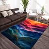 1PC Colorful Mountains Printed Carpet for Living Room Bedroom Bedside Bathroom Floor Mat Area Rugged Sofa Mat Home Decor