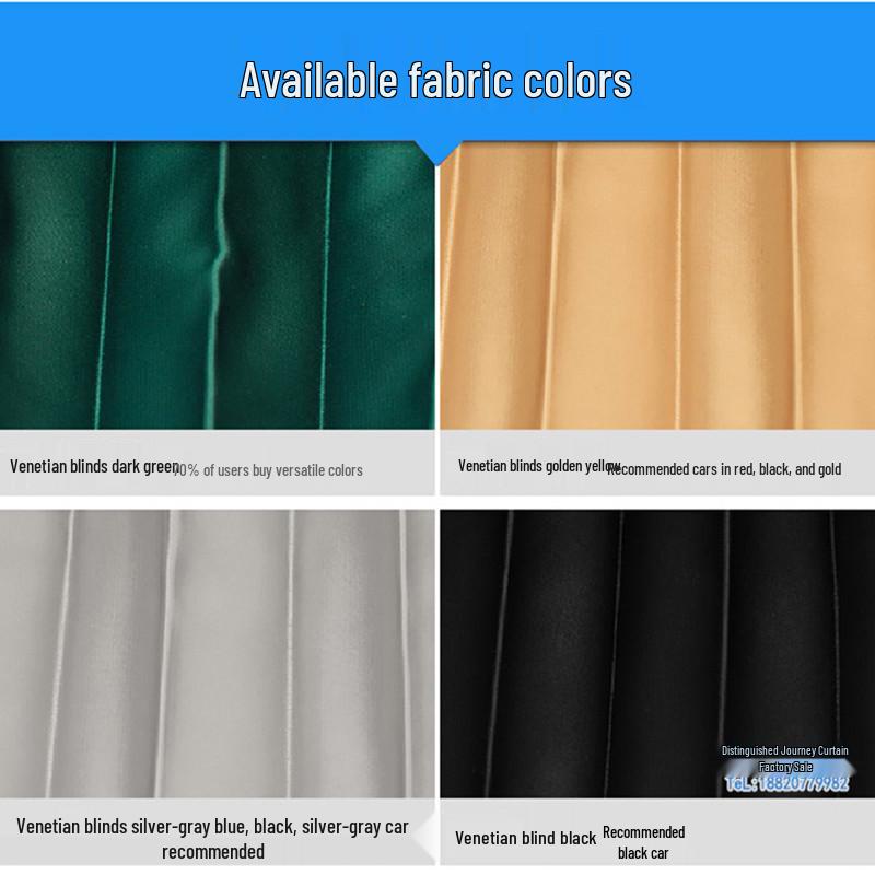 Custom Car Curtains & Sunshades: Heat Insulation, Sun Protection, Blackout Fabric