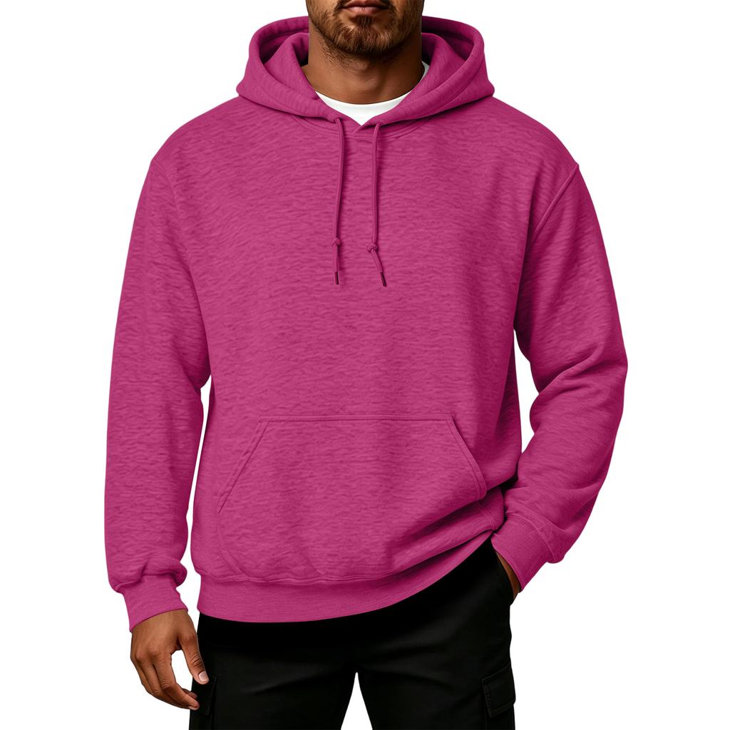 Men's Casual Loose Fit Hoodie for Fall and Winter