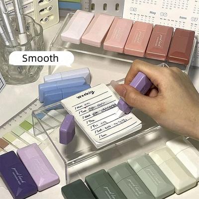 6pcs Fashion Creative Correction Tape Lovely Smooth Gel Pen Correction Tape  Student Stationery School Writing Correction Tape