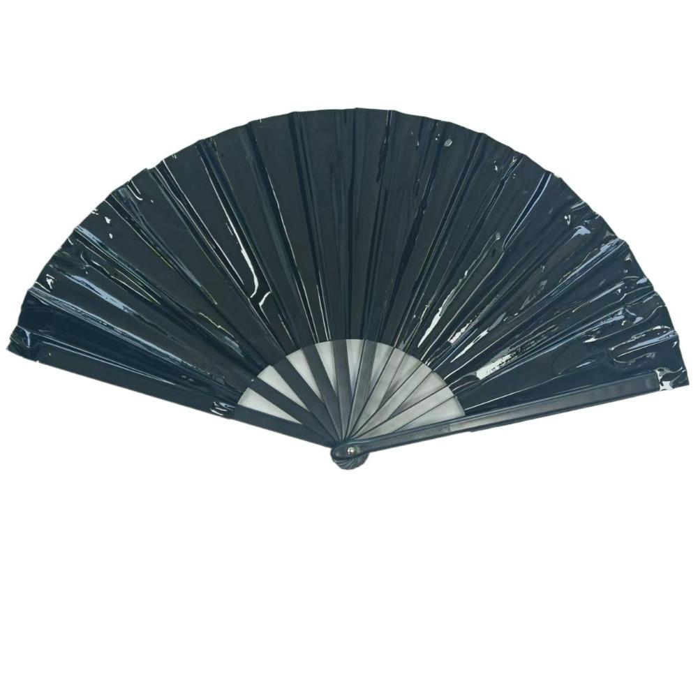 Exquisite Large Folding Hand Fan Laser Reflective Hand Fan Perfect Dance Fan  Festival Party