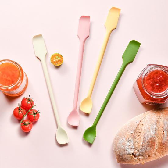 Silicone Spatula Heat Resistant Scraper And Spreader for Bowls Jams Batters Flexible