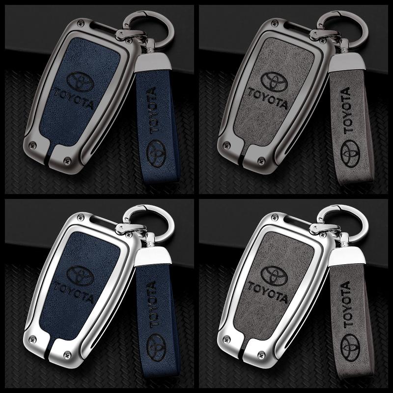 Car Remote Key Cover Case Holder Shell For Toyota CHR Prado 2017 2018 Prius Camry Corolla RAV4 2017 2018 2019 2020 Accessories C