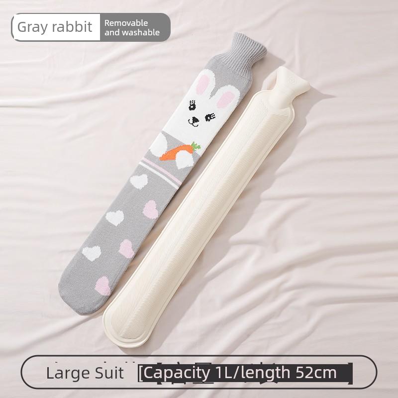 Extra Large Bed Special Hot Water Bag over Long Clause Hot-Water Bag Water Injection Irrigation Thickened Sleep Fantastic Foot Warming Appliance