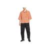 Nike Swoosh Tech Brand Logo Woven Loose Short Sleeve Shirt Men Shirts HJ2955-815