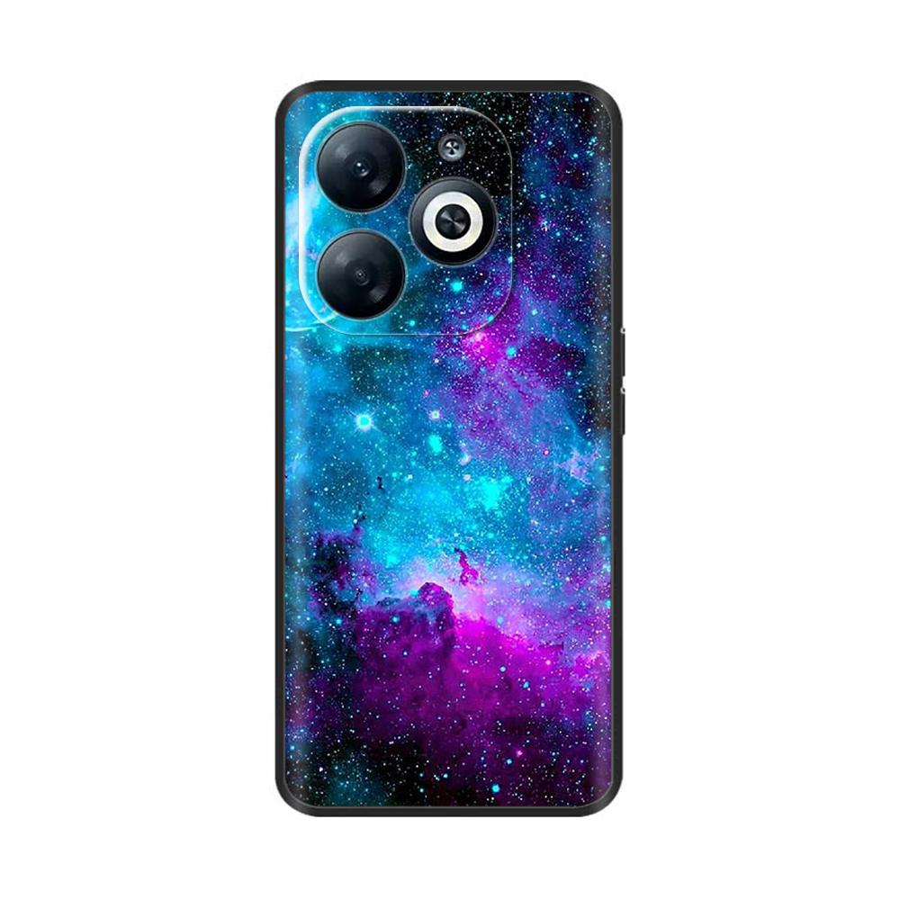 For Infinix Smart 8 Case Cover Funda Black Soft Silicone TPU Protective Phone Case For infinix Smart 8 Smart8 X6525 Bumper Coque