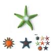 Authentic Sea Star Animal Models For Kids Educational Beach Toys Colorful Pvc Set