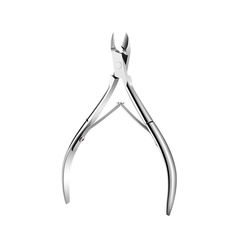 D501 Stainless Steel Cuticle and Nail Care Set: Dead Skin Pliers, Scissors, Dual-Headed Pusher, Remover, Clipper.