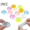 Dumpling Fidget Toy Stress Relief Squeeze Clear Mini Steamed Bun Sensory Reducer Soft Stretchy Ball Party Favors Portable