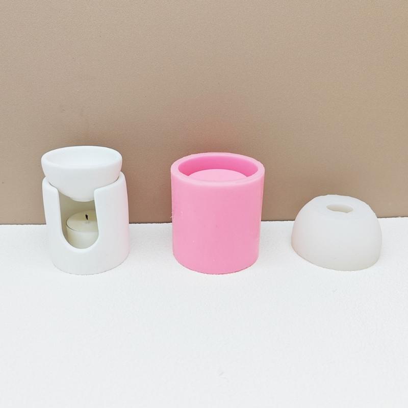 Aromatherapy Candle Heating Bracket Silicone Molds Candlesticks Resins Molds Cup Heating Support Molds Concrete Moulds