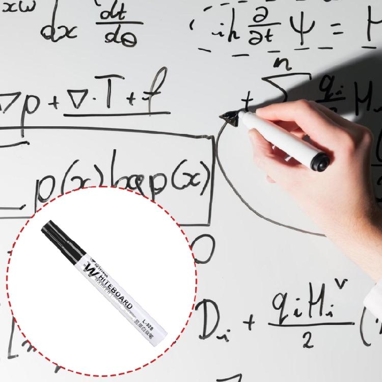 10Pcs Erasable Whiteboard Marker 2.0mm Line Width Marker Water Based Inks Quick Drying for Office Black Redness Or Blue