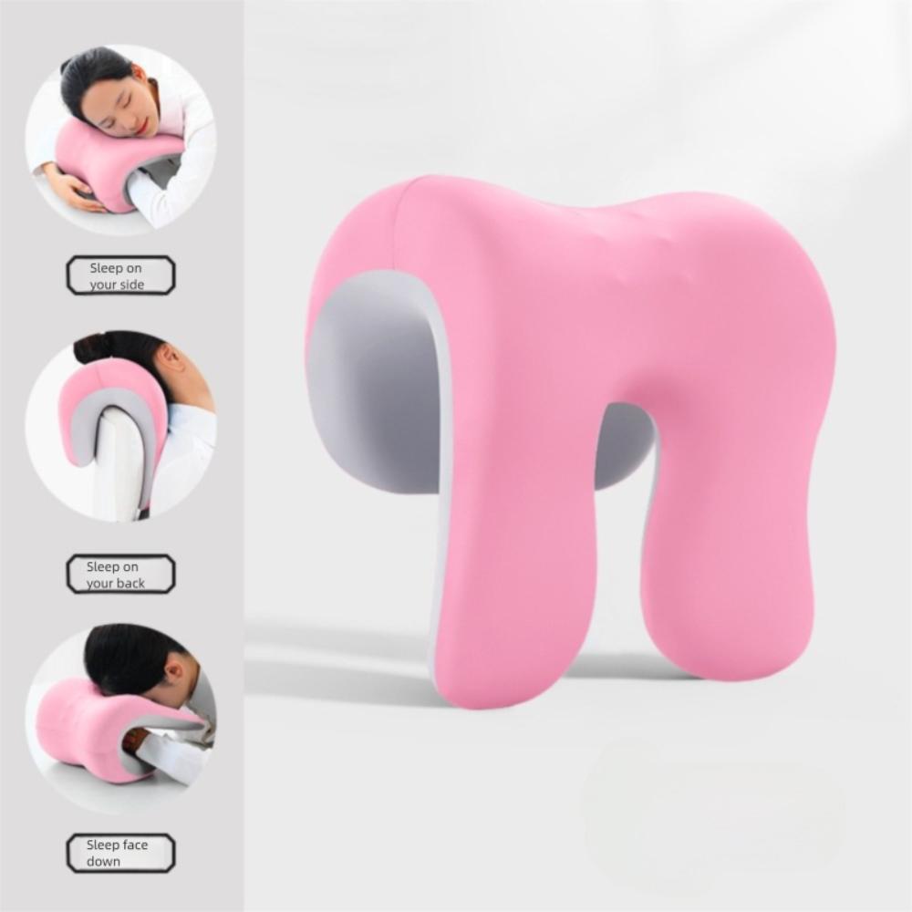 Memory Foam Nap Pillow Ergonomic Design Orthopedic Support Neck Support Pillow Breathable Desk Napping Orthopedic Pillow