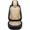 Universal 5 Seat Car Seat Cover PU Leather Full Set Seat Cushion Cover Anti Slip Protector Cover
