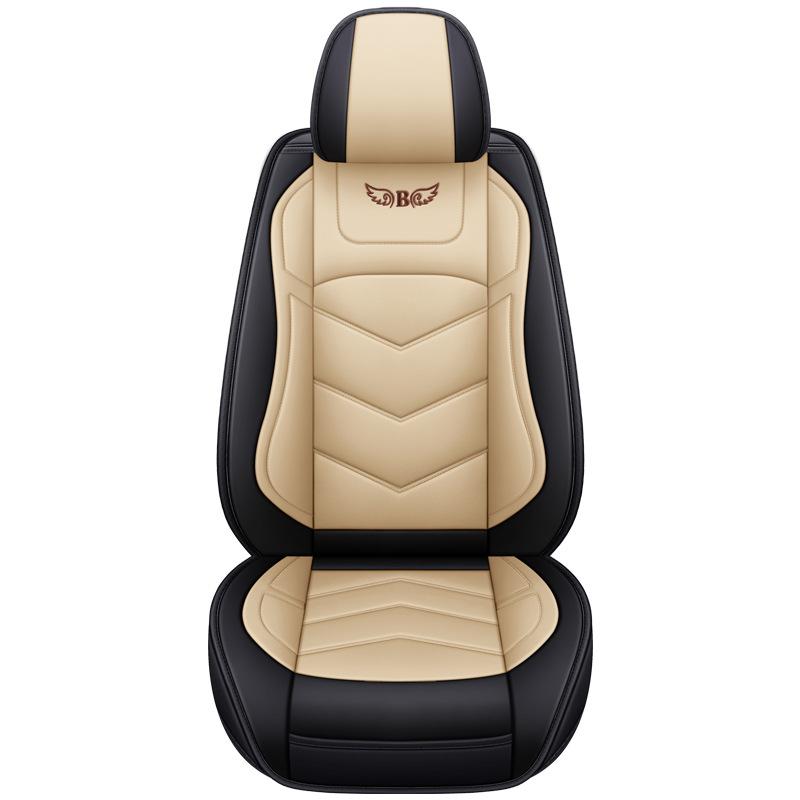 Universal 5 Seat Car Seat Cover PU Leather Full Set Seat Cushion Cover Anti Slip Protector Cover