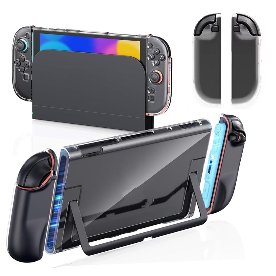 Transparent PC Hard Case for NS Switch 2 Joycon Gamepad Controller Protective Shell Cover Full Protector For Switch2 Accessories