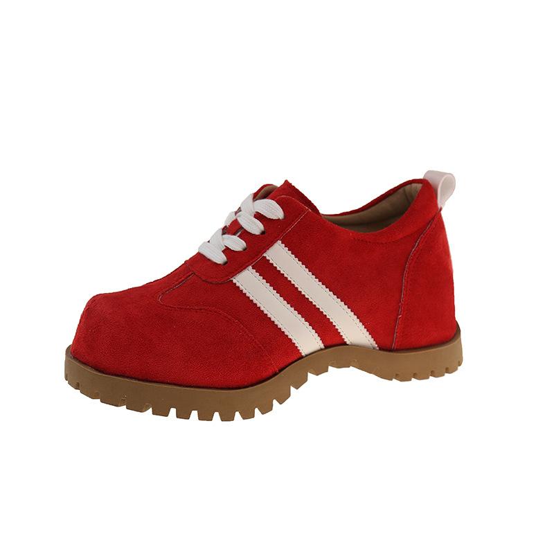 Suede flats women's new spring women's shoes versatile sports and leisure board shoes