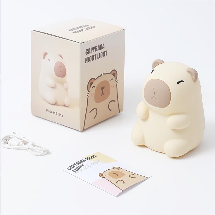 Chameleon Silicone Night Light Soft Nursery Nightlight,Rechargeable Dimmable LED Squishy Novelty Animal Bedside Lamp,Kid Gifts