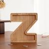 Wooden 26-letter English Letter Piggy Bank In Stock Children's Small Toy Storage Box Transparent Acrylic Piggy Bank Home Decor