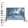 Winter Theme Snow Scene Background Nature Landscape Sky Snowflake Christmas Portrait Prop Party Decoration Banner