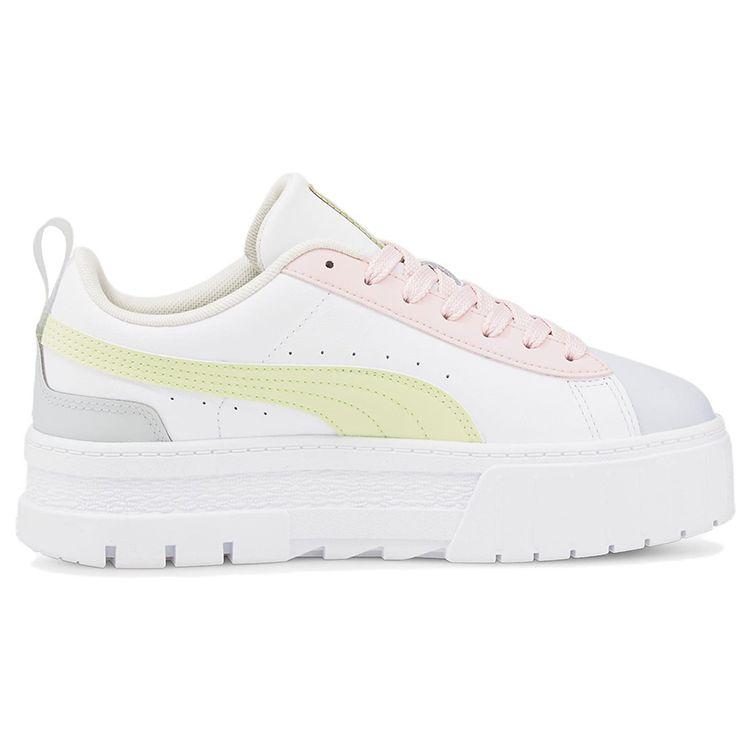 Puma Mayze Leather White Arctic Ice Women Sneakers 385591-02