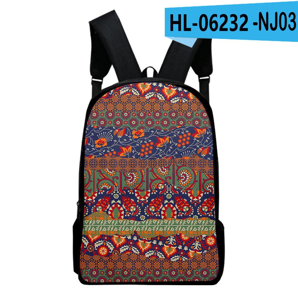 Iconic Favored PLK pupil Backpack Computer Knapsacks 3D Design Oxford Moisture-proof Boys/Girls Outing Backpacks