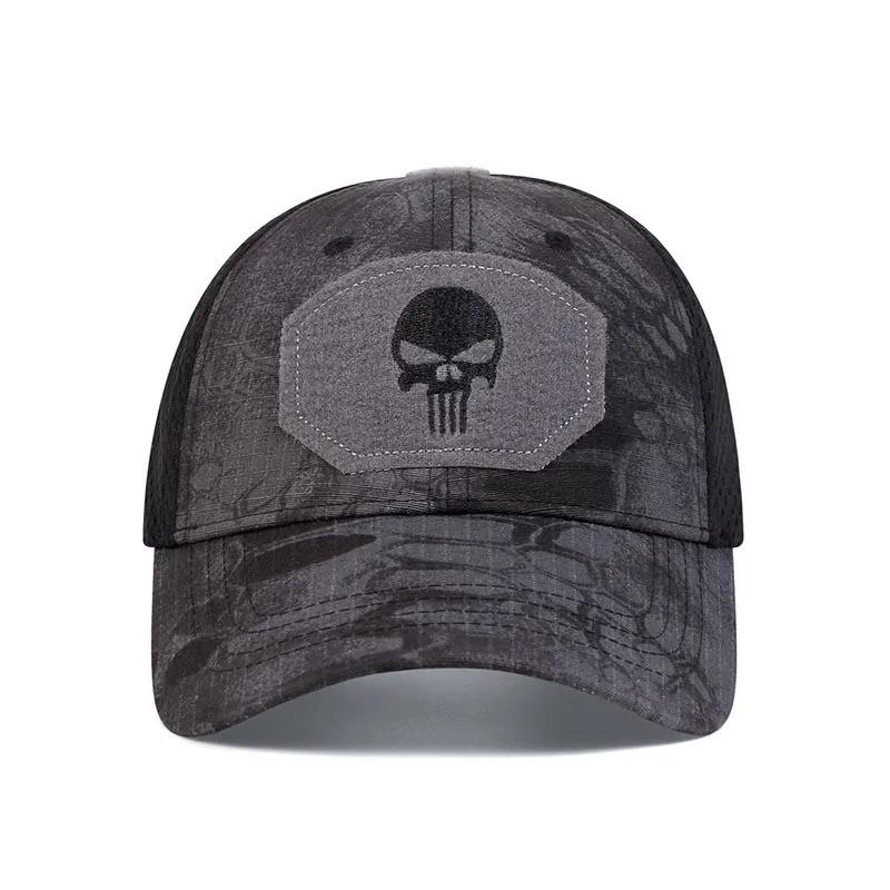 Baseball Ventilated Permeable Air Patch With Top Stitched Stitching Embroidered Skull New Brand Latest Fresh Caps Spring And Autumn Outdoor