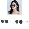 Fashion Womens Round Frame Sunglasses Protection For Outdoor Travel