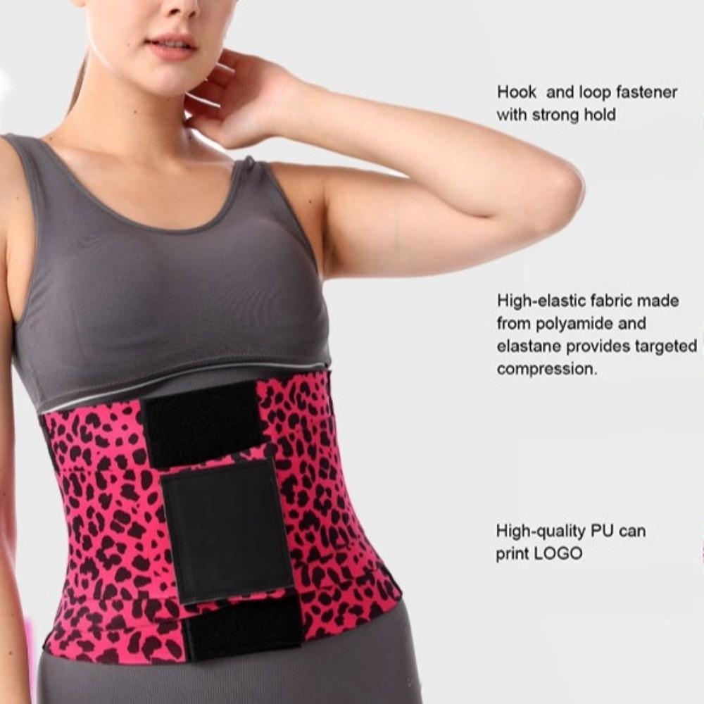Leopard Print Postpartum Body Shaper Compressed Tummy Control Waist Trainer Thin Belly Contracting Women Girdle Belt Postpartum