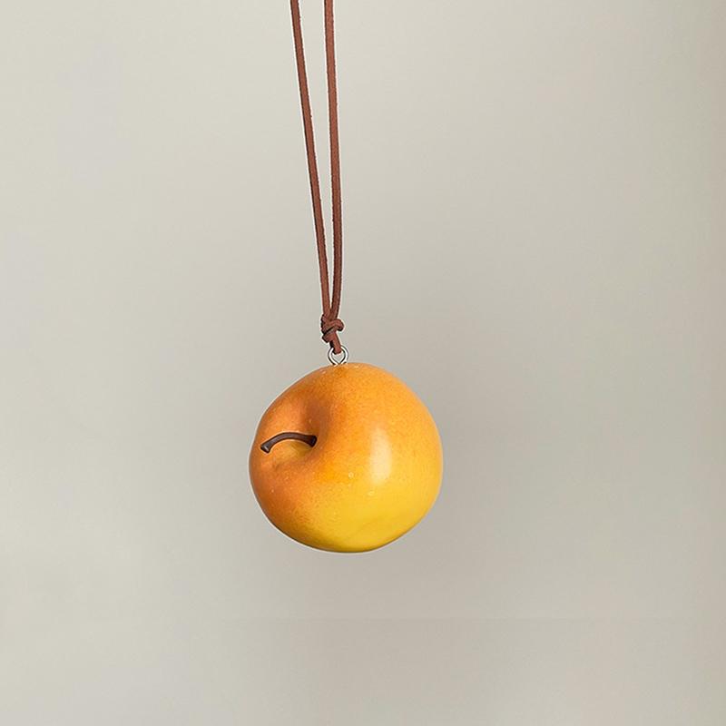 Funny  Bag Accessories Trend Fruits Pendant Necklace For Women Girls Y2K Cute Party Necklace Aesthetic Jewelry