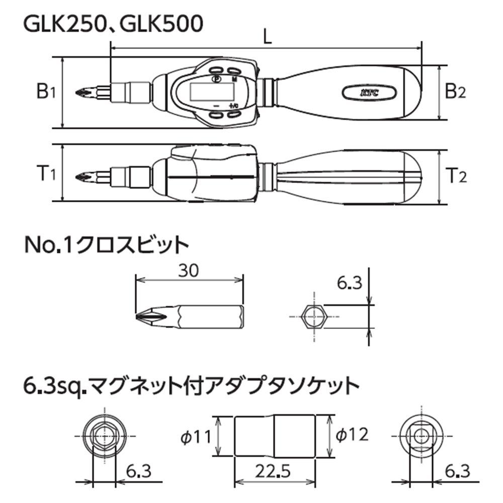 Kyoto Tool Digital Torque Driver GLK500 (KTC) Wrench, Type,