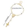 Adjustable Women's Hand Bracelet Bangle Prayer Bracelet Cross Pendant Bracelet  Gifts