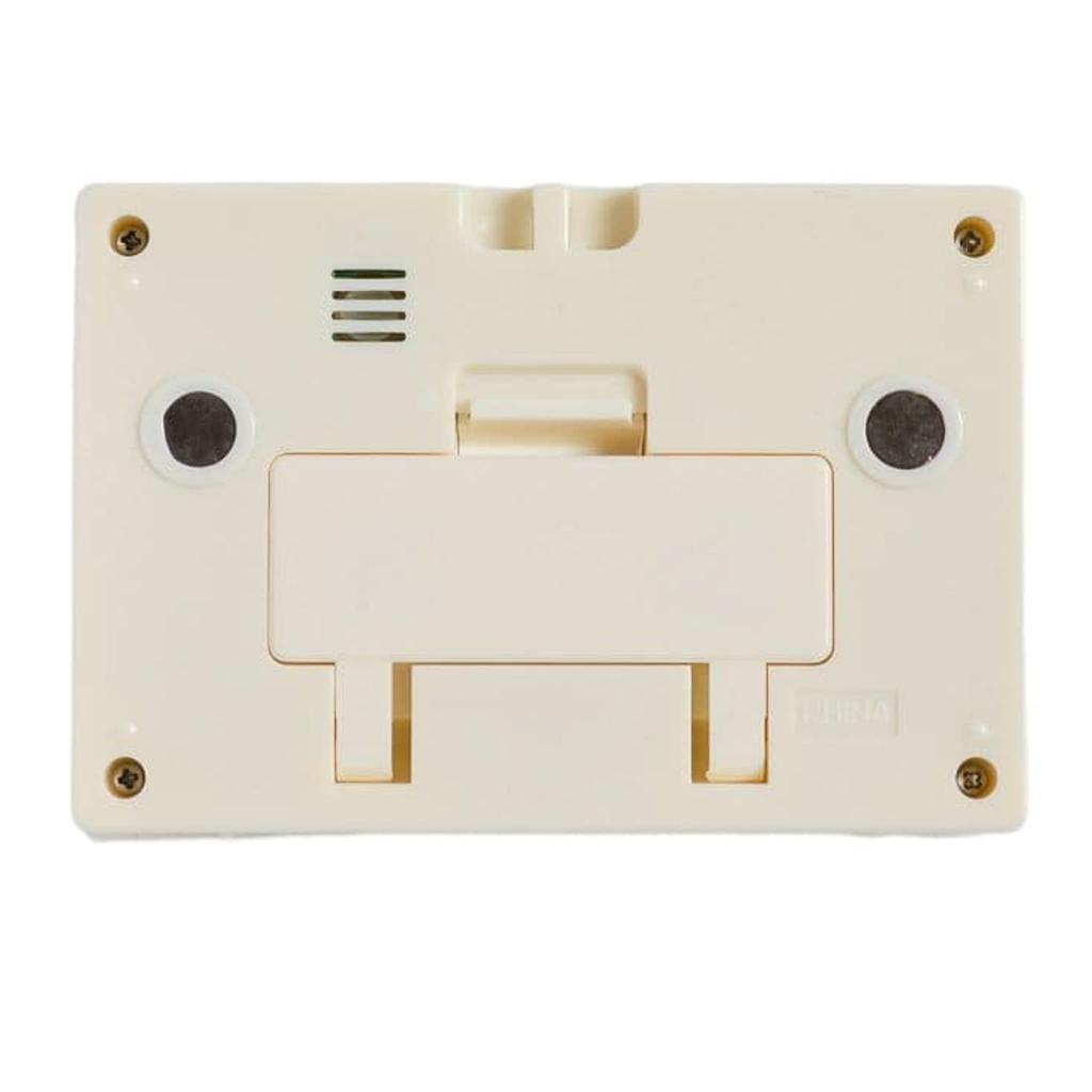 YNAC LINKSY Voice Timer with Voice Announcement, Water Resistant, Vibration, and Silent Sound, LT055WA, 7 X 10 X 2 Cm, White