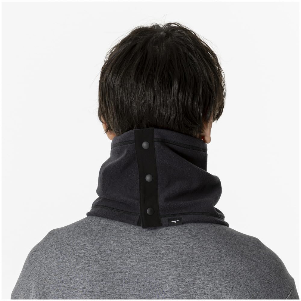 Mizuno Training Proof Fleece Neck Cold Water Free Size Wear, Warmer, Protection, Repellent, 32JYB710, Black,