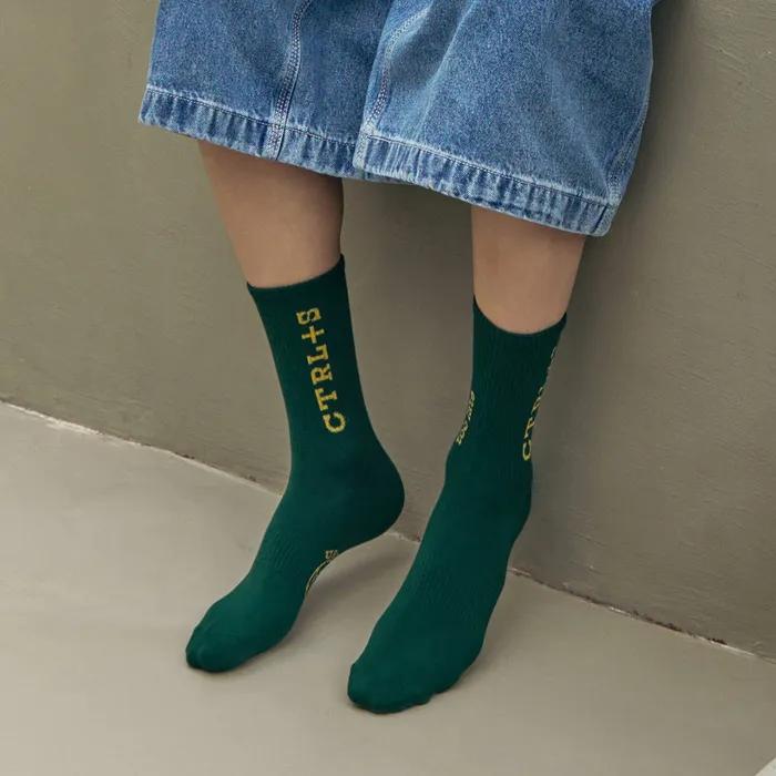 [2SET] [Environmental Donation] Unisex Control Save the Earth Point Socks 1 Color