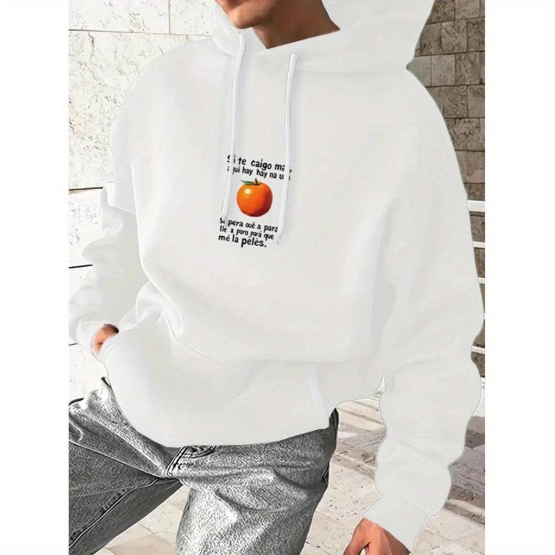 

Мужская толстовка с капюшоном, на флисовой подкладке и стильная, идеально подходит для поездок в холодное время года. XXL белый