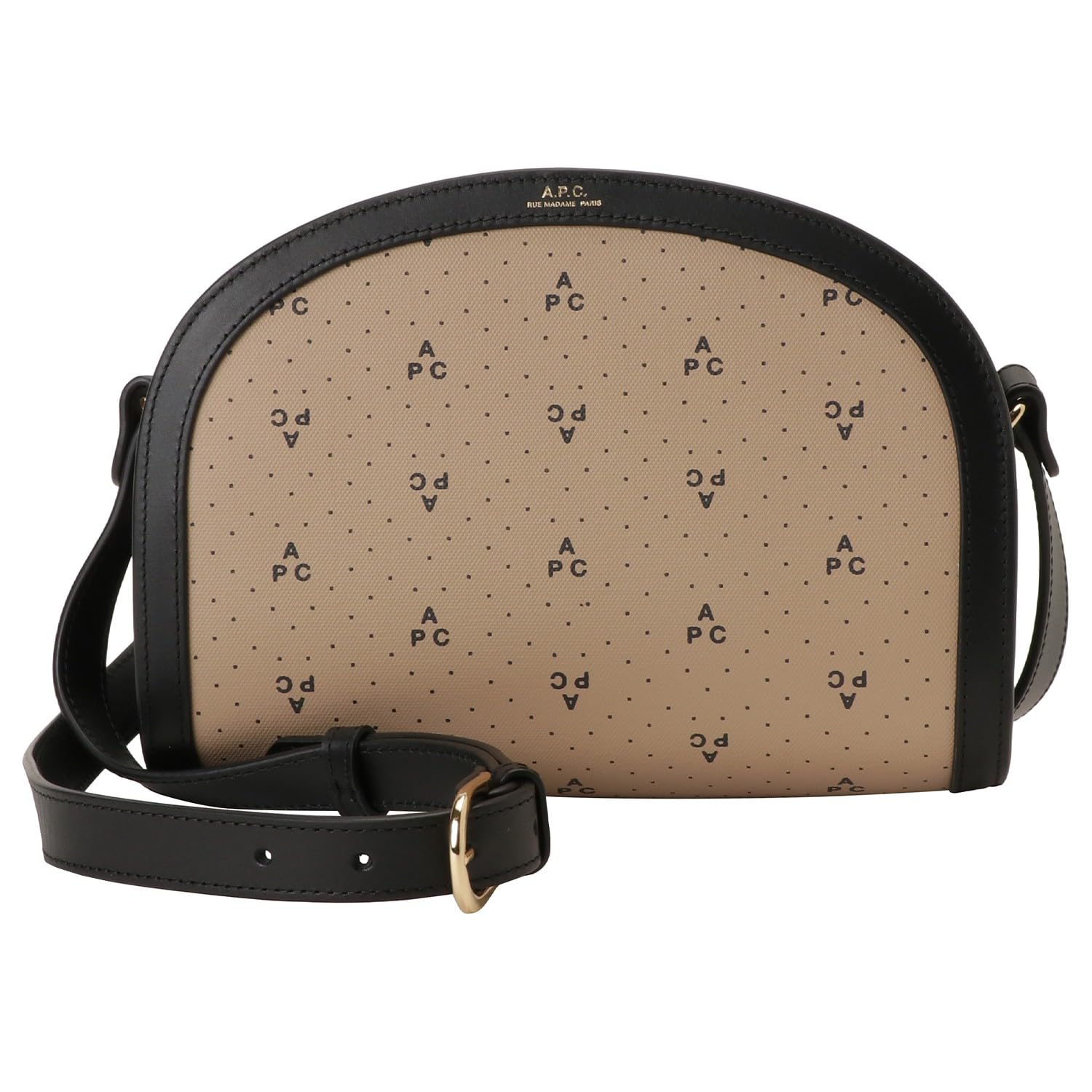 

SAC DEMI LUNE Monogram Half Moon Shoulder Bag Crossbody SAC DEMI LUNE COGFB F61048 Beige [Apace] Women s [Item] бежевий