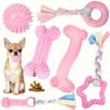 6-Piece Puppy Toy Set for Small Dogs - Teething Toys Variety Bundle for Fun and Play