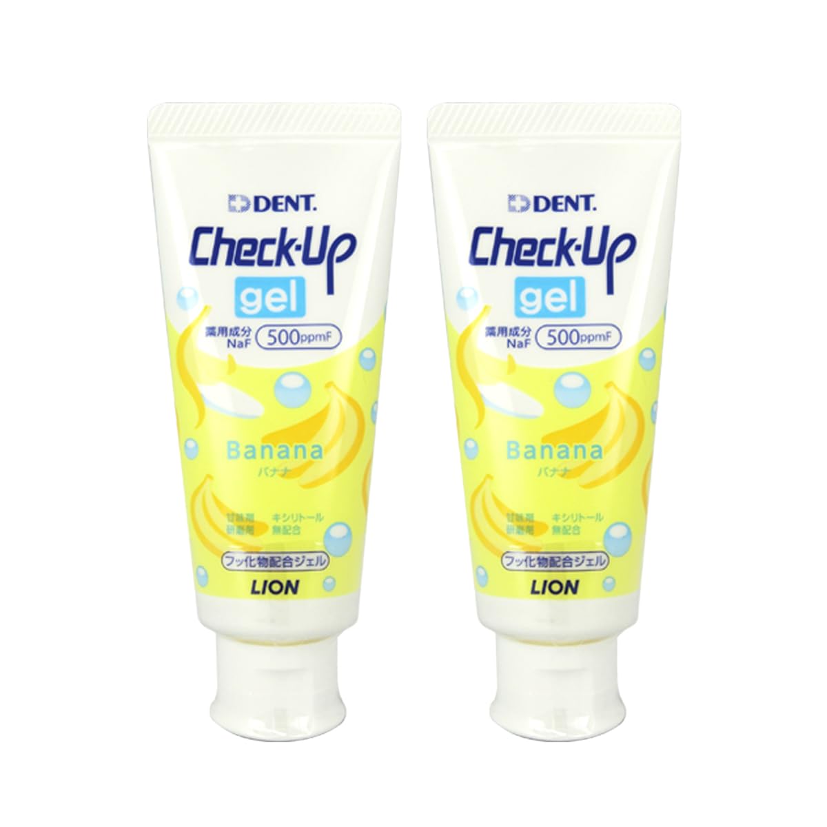 LION Dent Checkup Gel Quasi-Drug Banana 2 Bottles