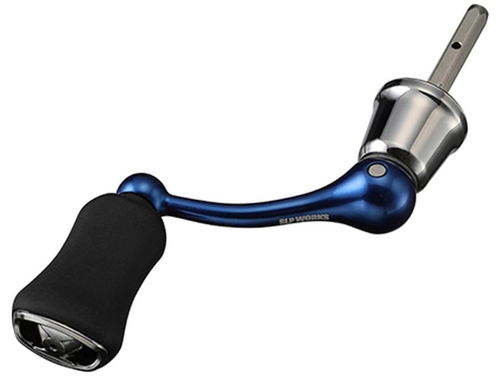 Daiwa SLP Works SLPW Machined Shaft Handle Set (with I-Shaped Handle Knob) 40mm Blue